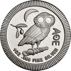 Ateńska Sowa 2022 - 1 uncja - srebrna moneta bulionowa