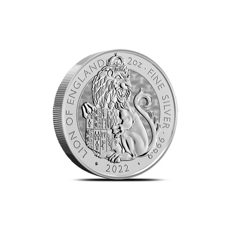 2-uncjowa moneta Lion of England z serii Tudor Beasts wydana w Wielkiej Brytanii w 2022 roku.
Monety w stanie menniczym.


