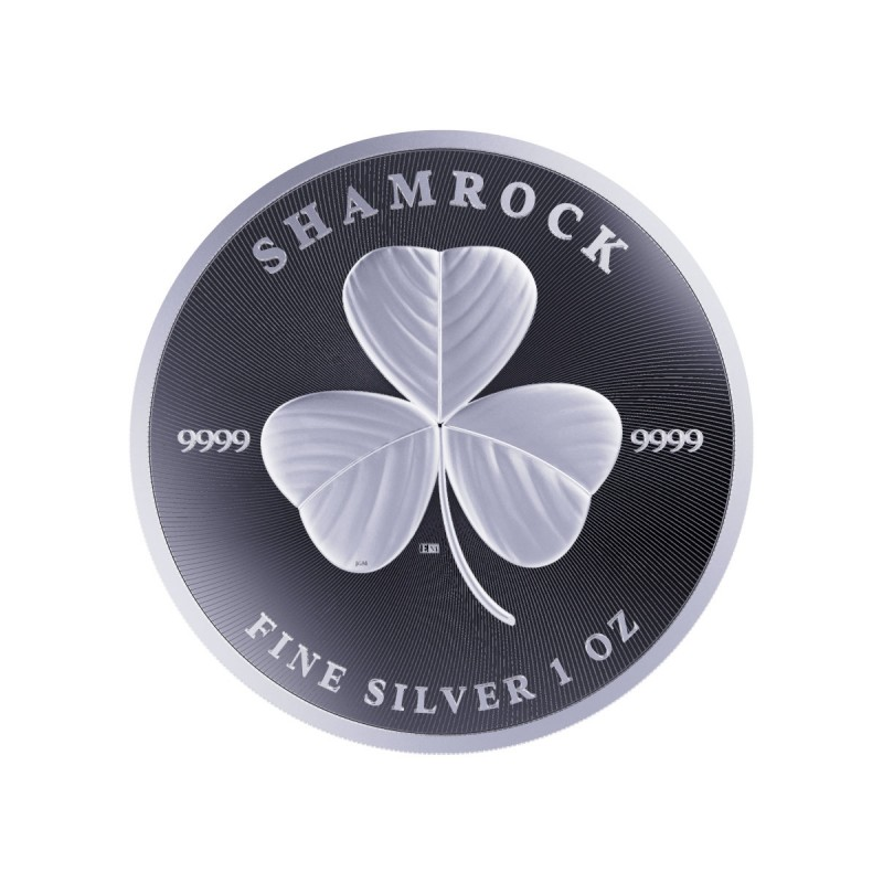 1-uncjowa moneta Shamrock wydana w Niue w 2022 roku.
