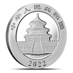 Zestaw zawierający 15 sztuk 30-gramowych monet o nominale 10 juanów PANDA wydanych w Chinach w 2022.
Monety w kasplach