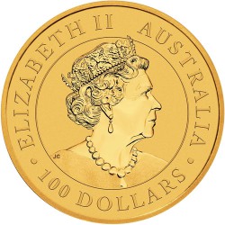 Moneta w stanie menniczym, prosto od producenta, zawierająca 1 uncję trojańską czystego złota .9999
Monety wysyłane w kapslach ochronnych
Limitowany nakład: 5.000 sztuk