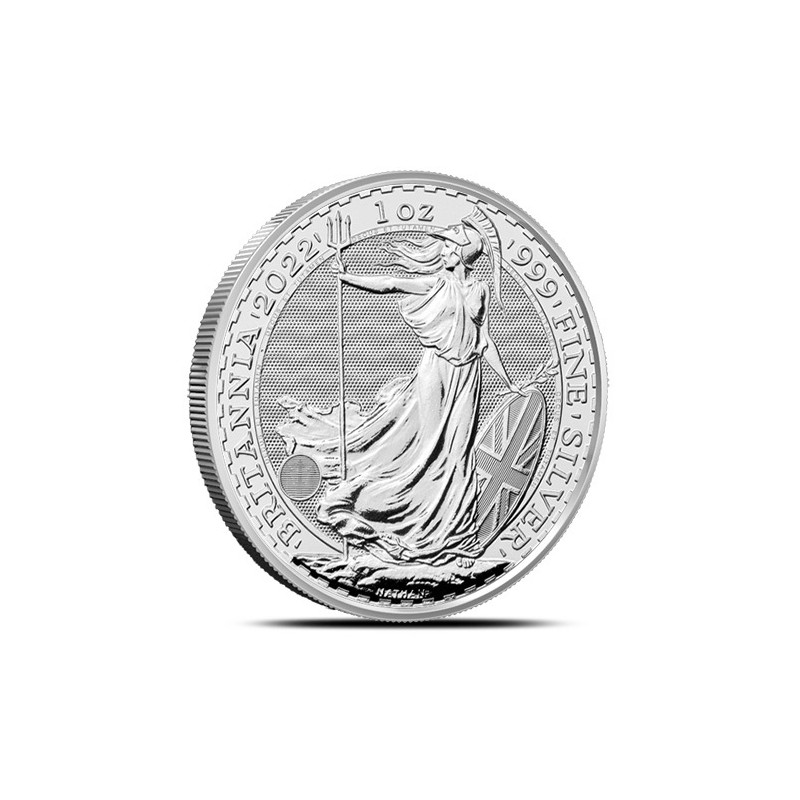 1-uncjowa moneta Britannia wydana w Wielkiej Brytanii. Monety z rocznika 2022.
Monety z rynku wtórnego, możliwe rysy i/lub patyna.