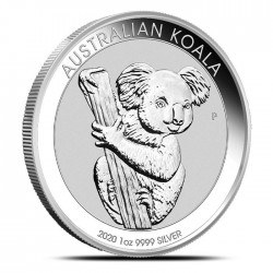 1-uncjowa moneta w kapslu o nominale 1$ KOALA wydana w Australii w 2020 roku.
Monety w stanie menniczym.