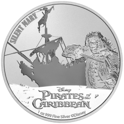 Srebrna moneta jest piątą z serii Pirates of the Caribbean
Limitowany nakład: 15.000 sztuk