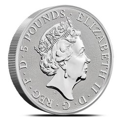 2-uncjowa moneta Yale of Beaufort, druga moneta z serii Tudor Beasts wydana w Wielkiej Brytanii w 2023 roku.
Monety w stanie menniczym.


