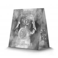 Srebrna moneta 2022 Knights of the Past 1 oz Silver BU została wyemitowana w nakładzie 15 000 sztuk, wysyłana jest wraz z certyfikatem i blisterpackiem