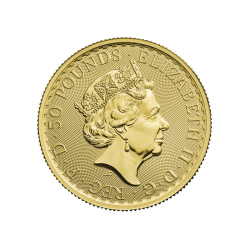 Moneta w stanie menniczym, prosto od producenta, zawierająca 1/2 uncji trojańskiej czystego złota .9999
Monety wysyłane w kapslach ochronnych