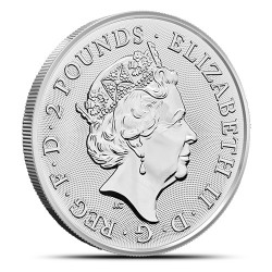1-uncjowa moneta King Arthur wydana w Wielkiej Brytanii w 2023 roku.
