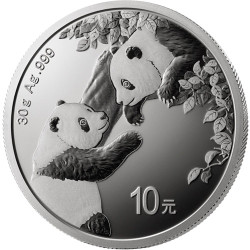 Chińska Panda 2023 - 30 gram - srebrna moneta bulionowa