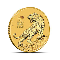 Moneta w stanie menniczym, prosto od producenta, zawierająca 1/2 uncji trojańskiej czystego złota .9999
