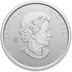Pierwsze wydanie z serii epoki lodowcowej, wyprodukowane przez mennicę The Royal Canadian Mint