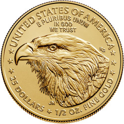 American Eagle 2023 - 1/2 uncja złota w kapslu