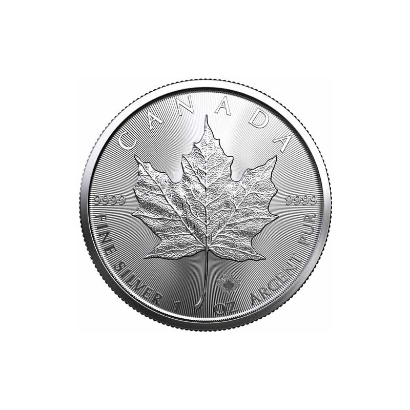 1-uncjowa moneta o nominale 5$ MAPLE LEAF wydana w Kanadzie w 2023 roku.
Monety w stanie menniczym.