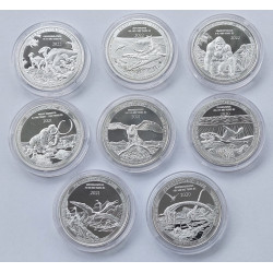 Prehistoric Life - zestaw monet kolekcjonerskich 2020-2022