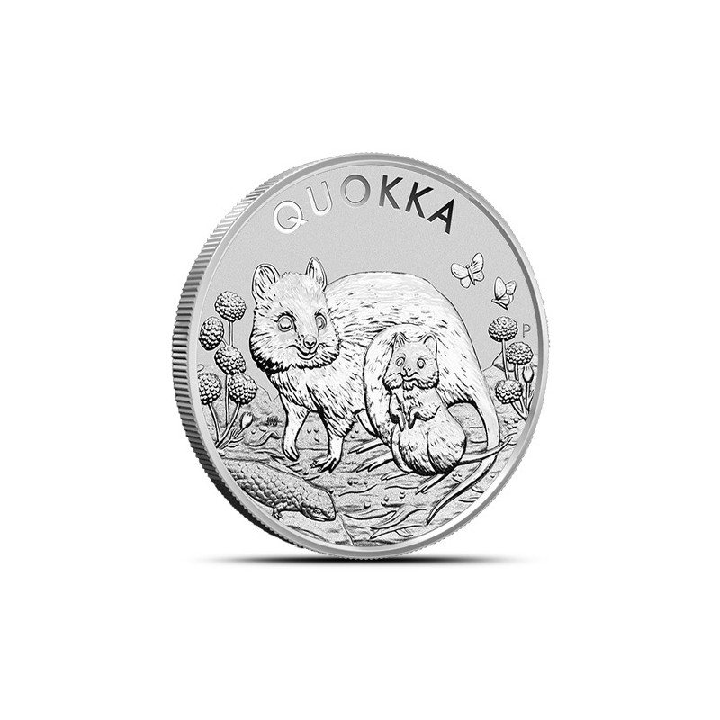 1-uncjowa moneta Quokka wydana w Australii w 2021 roku.
Stan menniczy
Opakowanie: kapsel