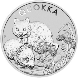 1-uncjowa moneta Quokka wydana w Australii w 2022 roku.
Stan menniczy
Opakowanie: kapsel