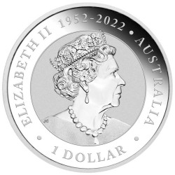 1-uncjowa moneta Wombat wydana w Australii w 2023 roku.