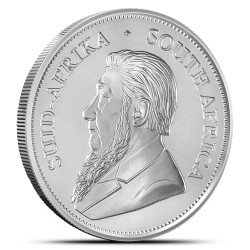 Zestaw 4 tub zawierających łącznie 100 sztuk 1-uncjowych monet Krugerrand wydanych w R.P.A w 2023 roku.
Monety w stanie menniczym.
