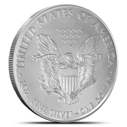 1-uncjowa moneta Amerykański Orzeł wydana w Stanach Zjednoczonych. Monety z rocznika 2010.
Monety z rynku wtórnego w bardzo dobrych stanach