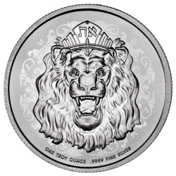 1-uncjowa moneta Roaring Lion wydana na wyspach Niue w 2023 roku.
Monety w stanie menniczym.