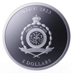 1-uncjowa srebrna moneta o nominale 2 NZD MAGNUM OPUS wydana przez Pressburg Mint w 2023 roku.
Monety w stanie menniczym wysyłane w kapslach ochronnych
Limitowany nakład 100.000 sztuk