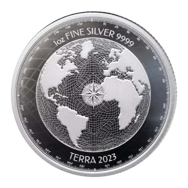 1-uncjowa srebrna moneta o nominale 2 NZD TERRA wydana przez Pressburg Mint w 2023 roku.
Monety w stanie menniczym wysyłane w kapslach ochronnych
Limitowany nakład 100.000 sztuk