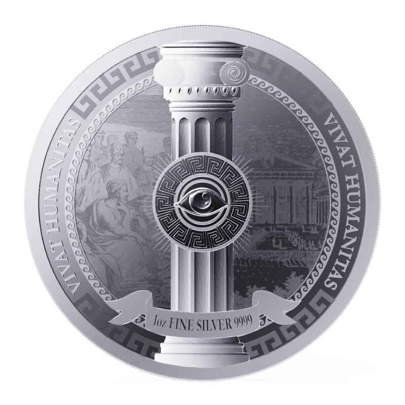 1-uncjowa srebrna moneta o nominale 2 NZD VIVAT HUMANITAS wydana przez Pressburg Mint w 2023 roku.
Monety w stanie menniczym wysyłane w kapslach ochronnych
Limitowany nakład 100.000 sztuk