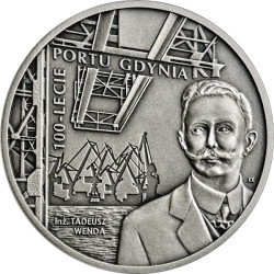 Moneta o nominale 20zł - 100 lecie Portu Gdynia wydana przez NBP w 2022 roku (zawiera 28,28 gram srebra o próbie 0.925)
Nakład: 12.000 
Monety w ozdobnym pudełku, dołączony certyfikat
Stan: menniczy