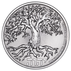 1-uncjowa moneta Tree of Life wydana na wyspach Niue w 2023 roku.
Monety w stanie menniczym.