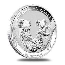 Koala 2011 - 1 uncja - srebrna moneta bulionowa