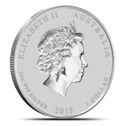 1-uncjowa moneta Rok Kozy wydana w Australii w 2015 roku.
Monety w stanie menniczym wysyłane w kapslach.