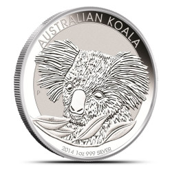 1-uncjowa moneta w kapslu o nominale 1$ KOALA wydana w Australii w 2014 roku.
Monety w stanie menniczym.