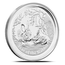 Lunar II: Rok Królika 2011 - 1 uncja - srebrna moneta bulionowa