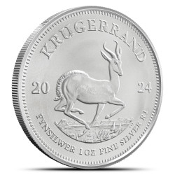 1-uncjowa moneta Krugerrand wydana w RPA w 2024 roku.
Stan: bardzo dobry