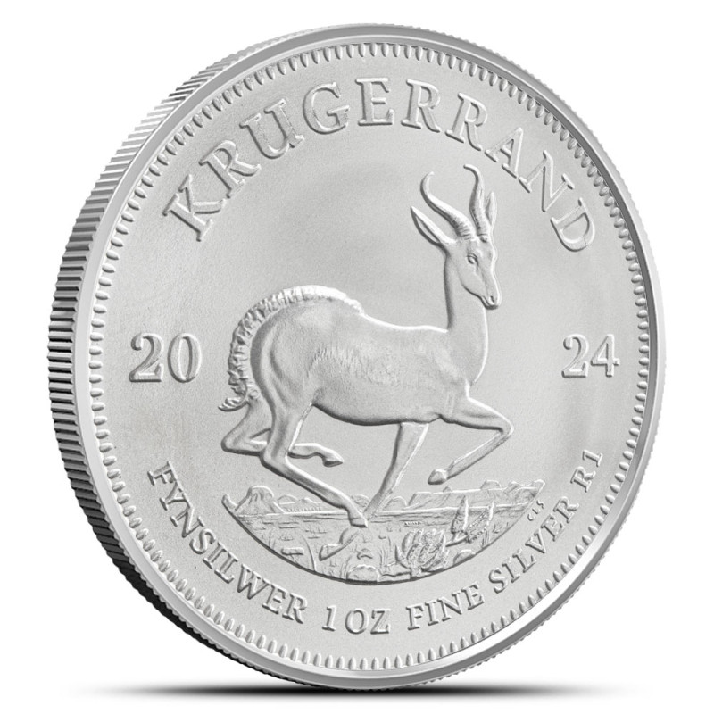 1-uncjowa moneta Krugerrand wydana w RPA w 2024 roku.
Stan: bardzo dobry