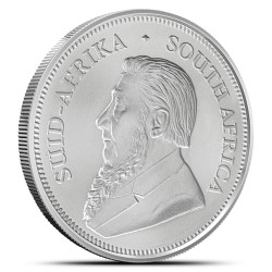 Tuba zawierająca 25 sztuk 1-uncjowych monet Krugerrand wydanych w RPA w 2024 roku.Monety w stanie menniczym, tuba zabezpieczona hologramem.