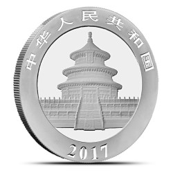 30-gramowa moneta o nominale 10 juanów PANDA wydana w Chinach w 2017 roku.
Monety w stanie menniczym.
Opakowanie: kapsel