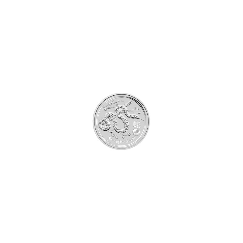 1-uncjowa moneta Rok Węża wydana w Australii w 2013 roku w werski privy mark
Monety w stanie menniczym wysyłane w kapslach.