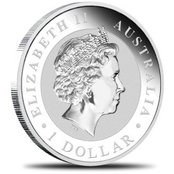 1-uncjowa moneta w kapslu o nominale 1$ KOOKABURRA wydana w Australii w 2013 roku.
Monety w stanie menniczym.
Opakowanie: kapsel