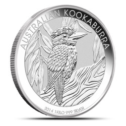 Kookaburra 2014 - 1 kg - srebrna moneta bulionowa