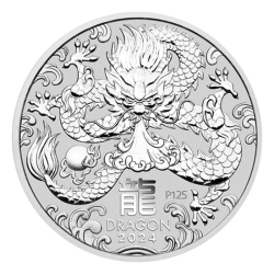 Lunar III: Rok Smoka 2024 - moneta 5 uncji srebra