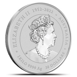 1-kilogramowa moneta w kapslu o nominale 30$ ROK SMOKA wydana w Australii w 2024 roku.
Moneta w kapslu, w stanie menniczym.