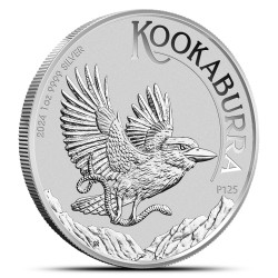 Australijska Kookaburra 2024 - 1 uncja - srebrna moneta bulionowa