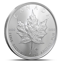 1-uncjowa moneta o nominale 5$ MAPLE LEAF wydana w Kanadzie w 2024 roku.
Monety w stanie menniczym.