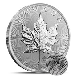 1-uncjowa moneta o nominale 5$ MAPLE LEAF wydana w Kanadzie w 2018 roku.
Moneta w stanie menniczym