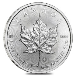 Kanadyjski Liść Klonu Maple Leaf 2020 - 1 uncja srebra