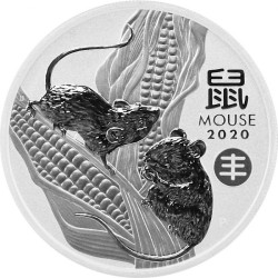 Lunar III: Rok Myszy 2020 - 1 uncja - srebrna moneta bulionowa