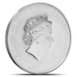 1-uncjowa moneta Rok Konia wydana w Australii w 2014 roku
Monety w stanie menniczym wysyłane w kapslach.