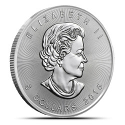 Kanadyjski Liść Klonu Maple Leaf 2015 - 1 uncja srebra