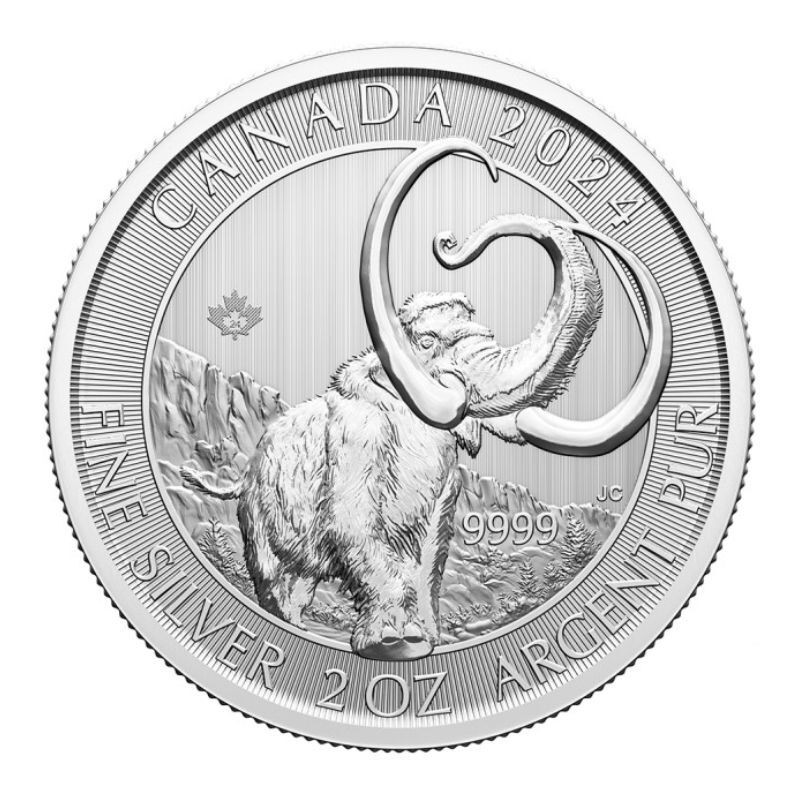 Drugie wydanie z serii epoki lodowcowej, wyprodukowane przez mennicę The Royal Canadian Mint